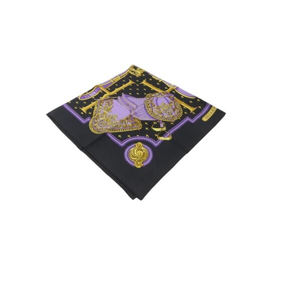 Hermès Black Silk Scarf – Authenticated - Picture 1 of 3